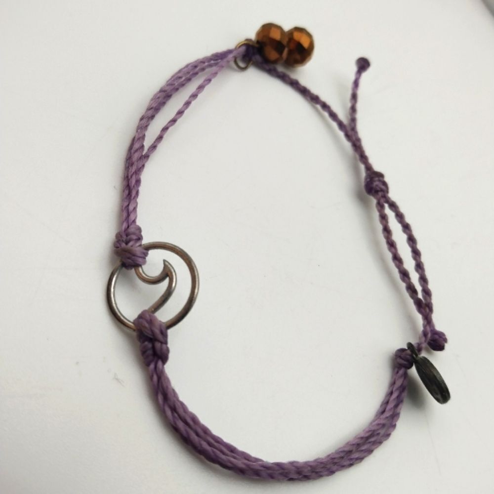 Pura vida‎ Purple twine bracelet